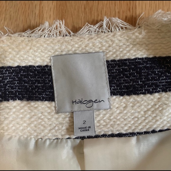 Nordstrom Halogen Crop Moto Jacket - Size 2 - Picture 4 of 8